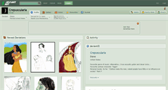 Desktop Screenshot of crepuscularia.deviantart.com