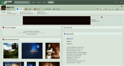 Desktop Screenshot of abe123.deviantart.com