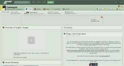 Desktop Screenshot of coelasquid.deviantart.com