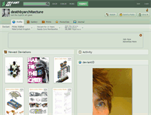 Tablet Screenshot of deathbyarchitecture.deviantart.com