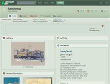 Tablet Screenshot of funkybread.deviantart.com