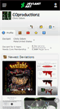 Mobile Screenshot of coproductionz.deviantart.com