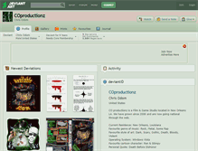 Tablet Screenshot of coproductionz.deviantart.com