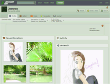 Tablet Screenshot of joennea.deviantart.com