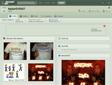 Tablet Screenshot of masterdvd007.deviantart.com