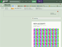 Tablet Screenshot of mina-chii.deviantart.com