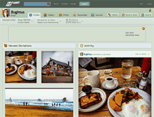 Tablet Screenshot of bugimus.deviantart.com