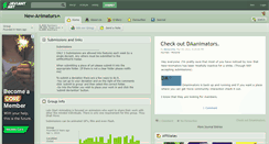 Desktop Screenshot of new-animators.deviantart.com