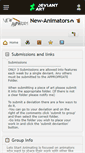Mobile Screenshot of new-animators.deviantart.com