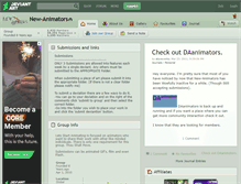 Tablet Screenshot of new-animators.deviantart.com