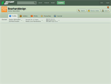 Tablet Screenshot of bearharddesign.deviantart.com