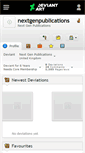 Mobile Screenshot of nextgenpublications.deviantart.com