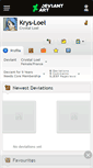 Mobile Screenshot of krys-loel.deviantart.com