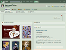 Tablet Screenshot of browncoatfiction.deviantart.com