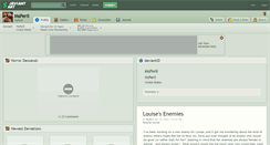 Desktop Screenshot of msperil.deviantart.com