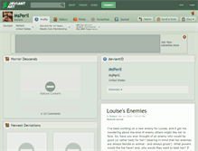 Tablet Screenshot of msperil.deviantart.com