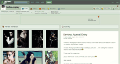 Desktop Screenshot of kashu-cosplay.deviantart.com