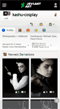 Mobile Screenshot of kashu-cosplay.deviantart.com