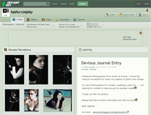 Tablet Screenshot of kashu-cosplay.deviantart.com