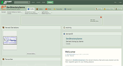 Desktop Screenshot of devdirectorygenre.deviantart.com