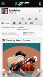 Mobile Screenshot of luxshine.deviantart.com