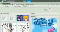 Desktop Screenshot of animesasneko13.deviantart.com