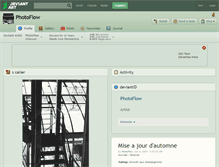 Tablet Screenshot of photoflow.deviantart.com