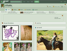 Tablet Screenshot of lwstudios.deviantart.com