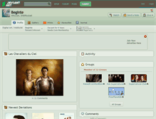 Tablet Screenshot of beginte.deviantart.com