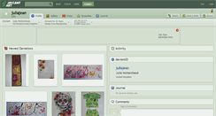 Desktop Screenshot of juliajean.deviantart.com