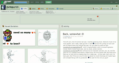 Desktop Screenshot of dumbguy123.deviantart.com