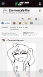 Mobile Screenshot of ele-mentals-fire.deviantart.com