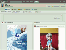Tablet Screenshot of ntoonz.deviantart.com