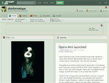 Tablet Screenshot of disinformatique.deviantart.com