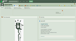 Desktop Screenshot of liquid-genius.deviantart.com