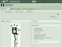 Tablet Screenshot of liquid-genius.deviantart.com