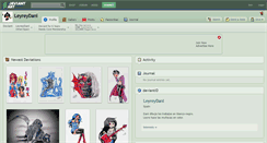 Desktop Screenshot of leyreydani.deviantart.com