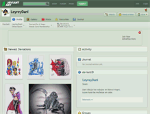 Tablet Screenshot of leyreydani.deviantart.com