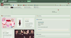 Desktop Screenshot of myvizmxxx.deviantart.com