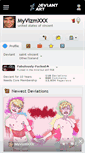 Mobile Screenshot of myvizmxxx.deviantart.com