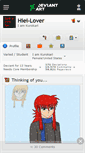 Mobile Screenshot of hiei-lover.deviantart.com