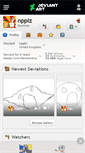Mobile Screenshot of npplz.deviantart.com