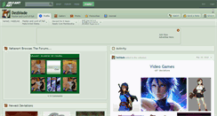 Desktop Screenshot of dezblade.deviantart.com