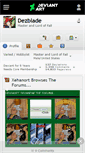 Mobile Screenshot of dezblade.deviantart.com