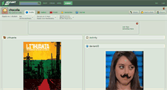 Desktop Screenshot of chocolla.deviantart.com