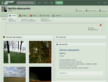 Tablet Screenshot of fabrizio-dalessandro.deviantart.com