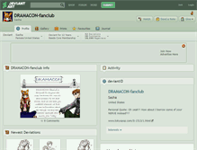 Tablet Screenshot of dramacon-fanclub.deviantart.com