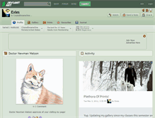 Tablet Screenshot of exies.deviantart.com