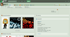 Desktop Screenshot of gazer-x.deviantart.com