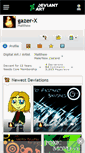 Mobile Screenshot of gazer-x.deviantart.com